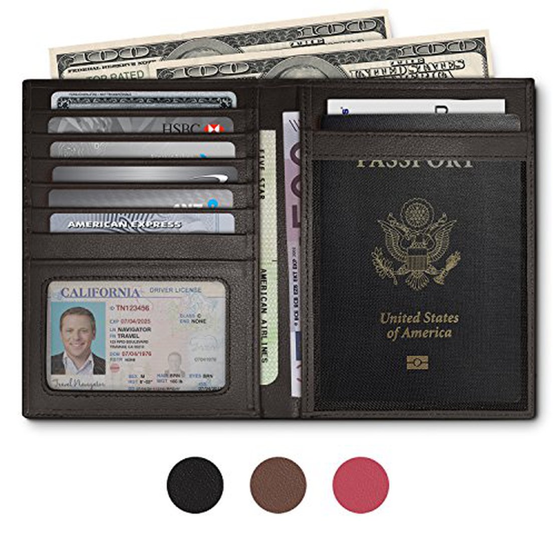 Pike | Passport Wallet | Chestnut